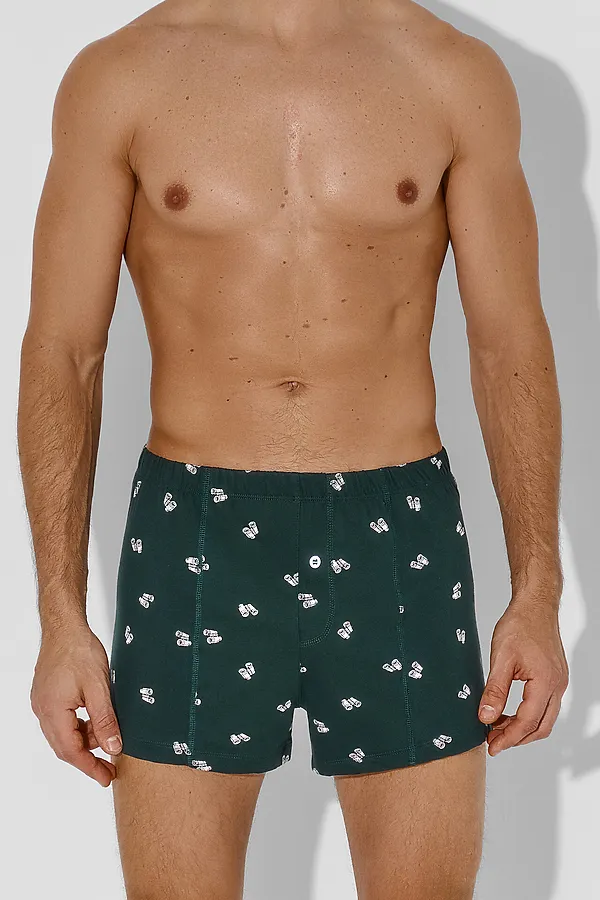 Трусы мужские MARK FORMELLE, бинокли на зеленом бархате - фото 1