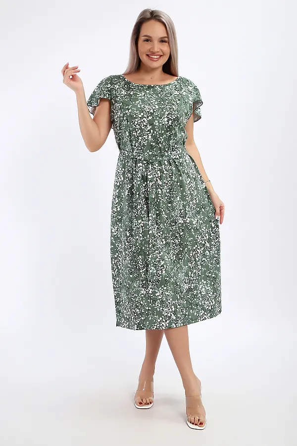 Платье 065 НАТАЛИ, зеленый - фото 1