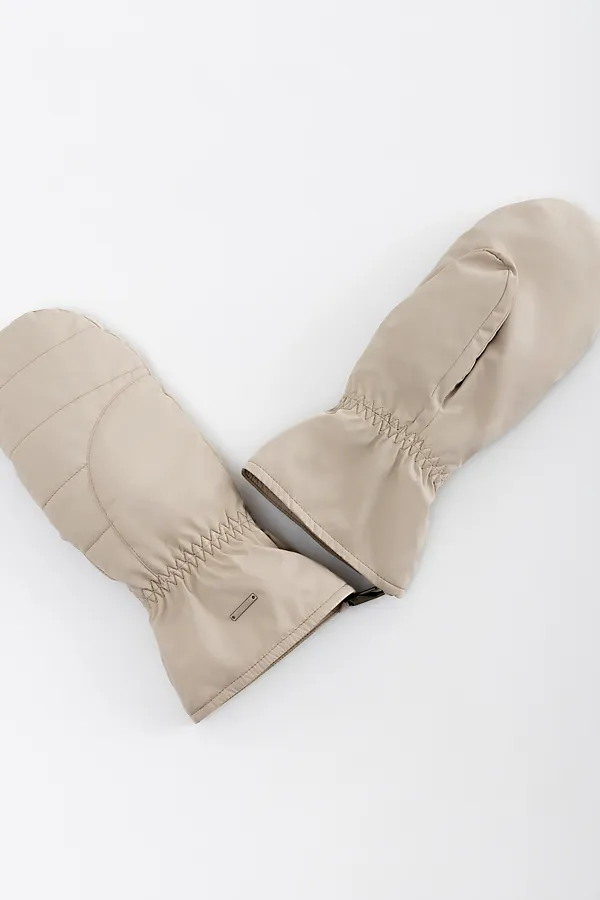 223V, Варежки женские HOOPS, бежевый - фото 1