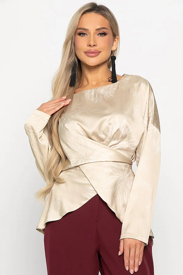 Блуза Леа LADY TAIGA, бежевая - фото 1