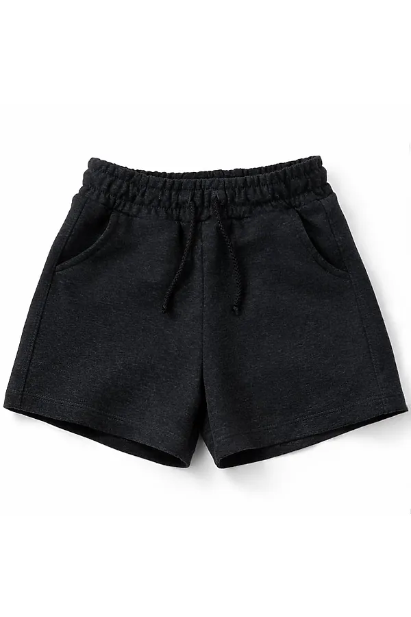 Шорты футер 2х нитка петля YOULALA, серый - фото 1