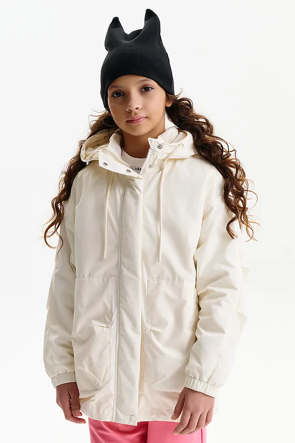 Ветровка для девочек PELICAN, молочный - фото 1