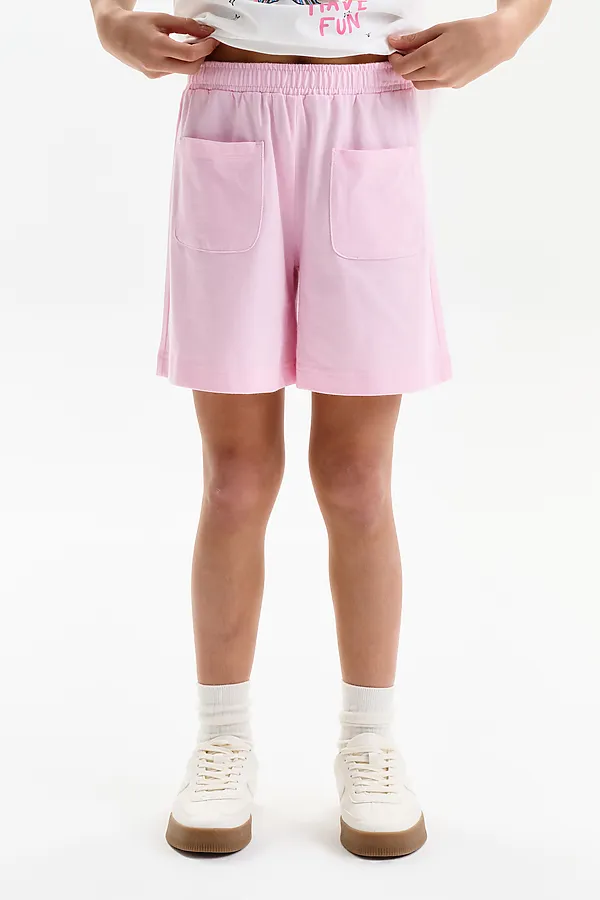 Шорты для девочек PELICAN, бледно-розовый - фото 1