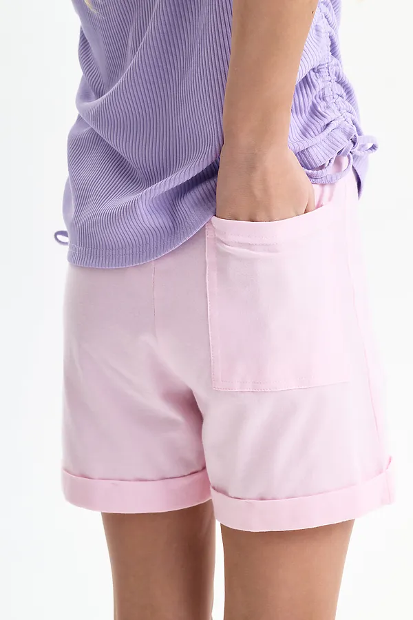 Шорты для девочек PELICAN, бледно-розовый - фото 1