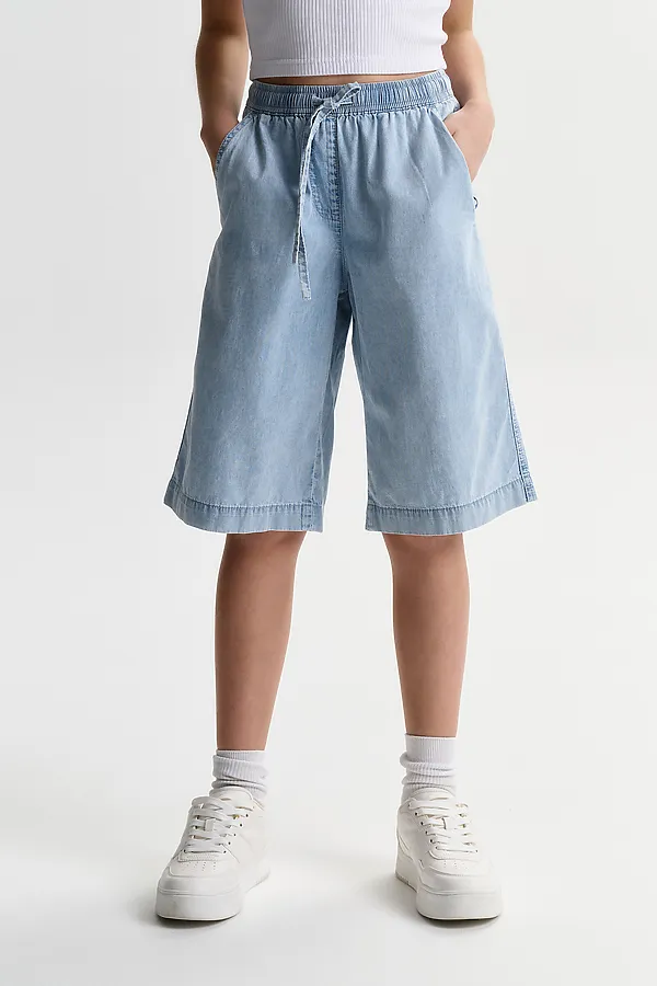 Шорты для девочек PELICAN, голубой - фото 1