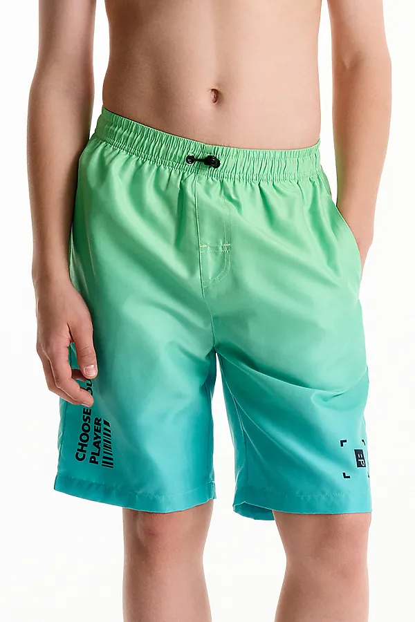 Шорты купальные для мальчика PELICAN, салатовый - фото 1