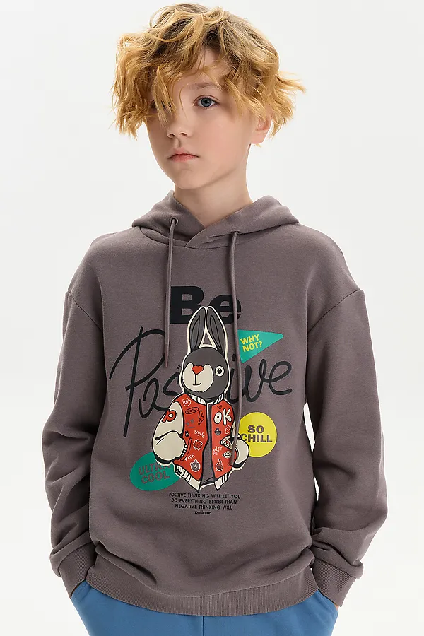 Худи PELICAN, серый - фото 1