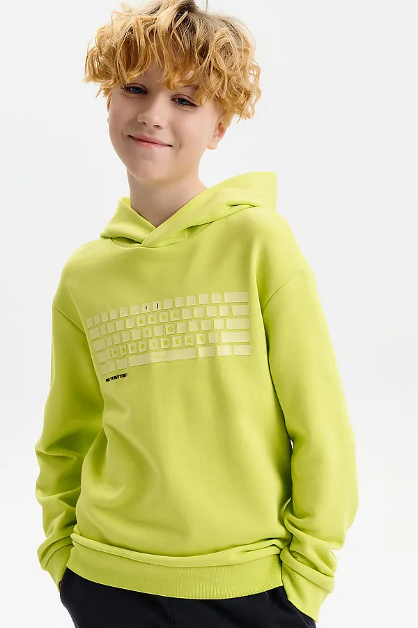 Худи PELICAN, яблочный - фото 1