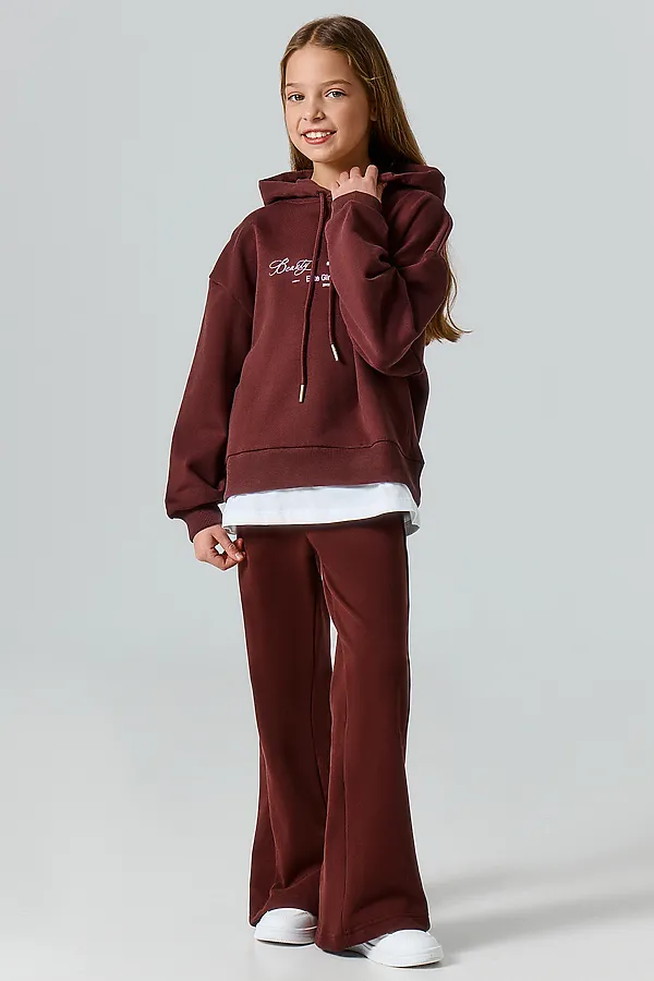 Брюки для девочек MARK FORMELLE, коричневый - фото 1