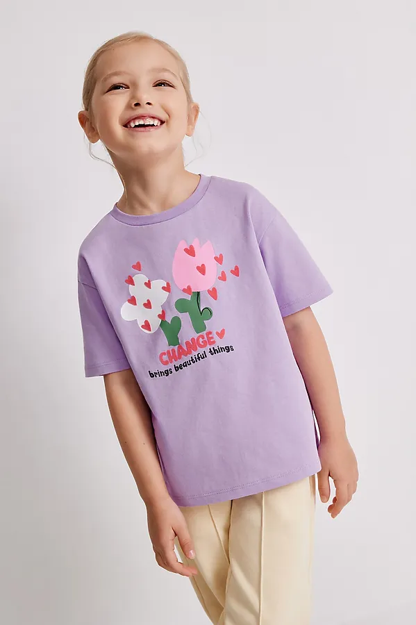 Футболка ACOOLA, сиреневый - фото 1