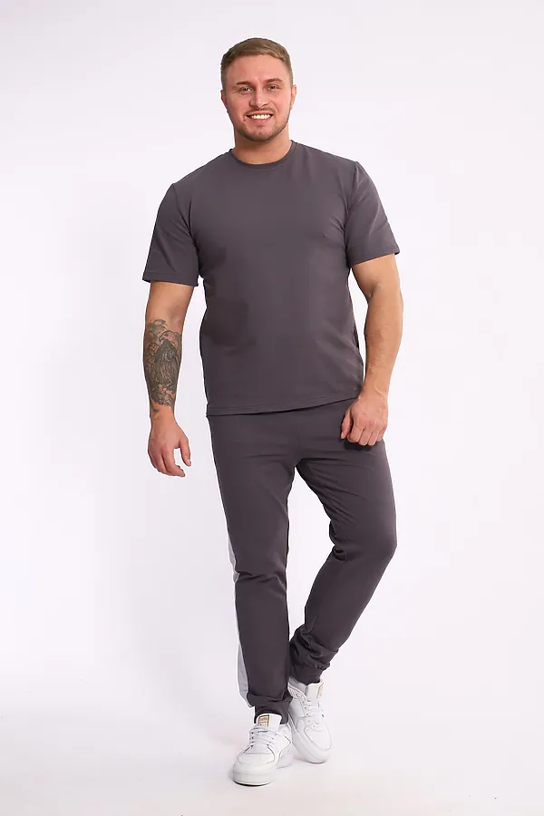 Костюм с брюками 35282 НАТАЛИ, антрацит - фото 1