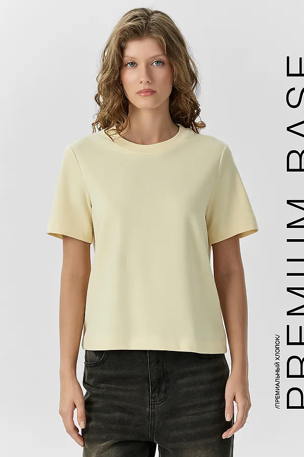 Футболка женская MARK FORMELLE, ваниль - фото 1