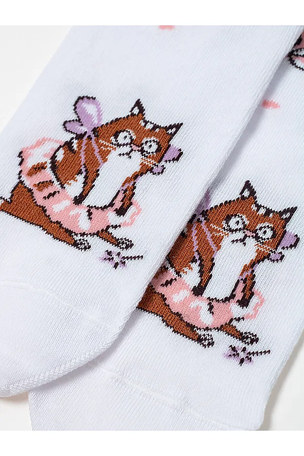 БРЕСТСКИЕ НОСКИ ЖЕНСКИЕ 1145 March 8 (укороченные) БРЕСТСКИЕ, белый - фото 1