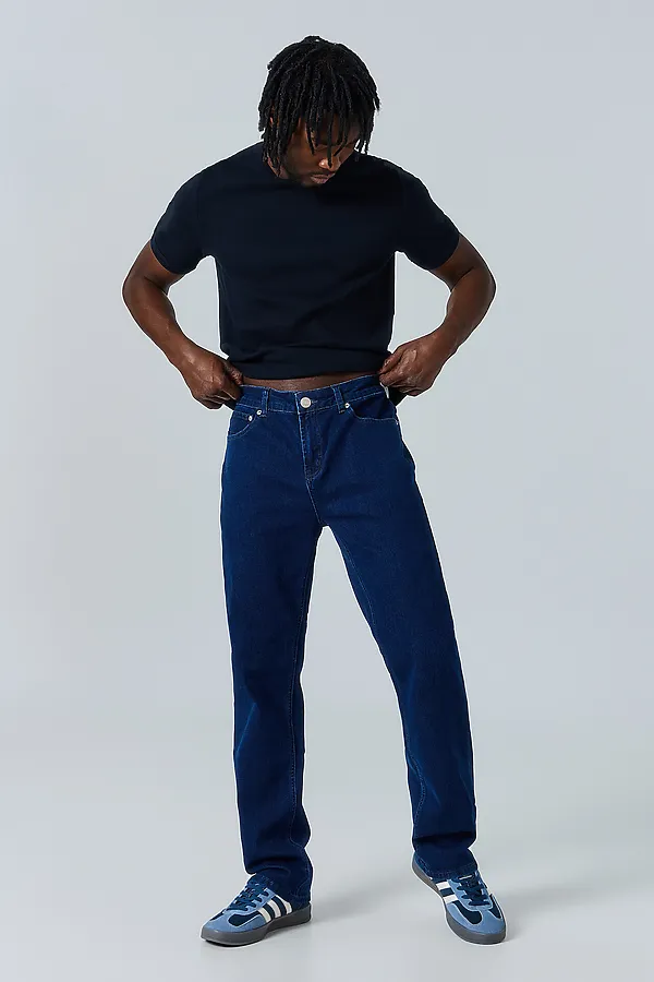 Джинсы мужские (осенне-зимний ассортимент) MARK FORMELLE, темно -синий - фото 1