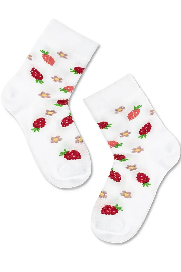 Брестские Носки детские 3081 KIDS (с рисунком) БРЕСТСКИЕ, белый - фото 1