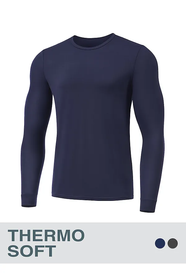 Термолонгслив OMSA, blu (синий) - фото 1