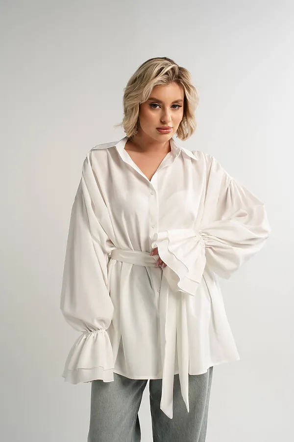 Блуза Присцилла LADY TAIGA, экрю - фото 1