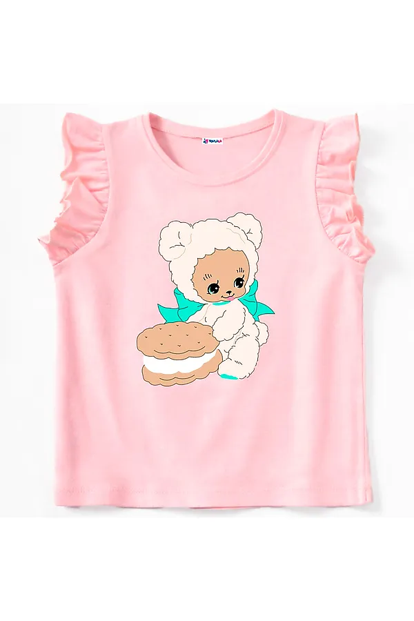 Футболка кулирка YOULALA, розовый - фото 1