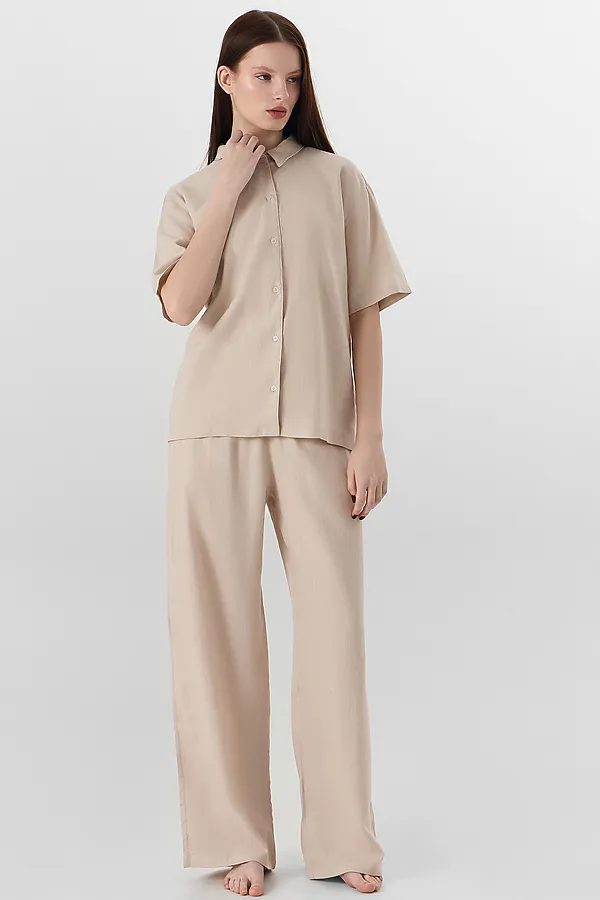 Костюм женский (жакет, брюки) MARK FORMELLE, св.бежевый - фото 1