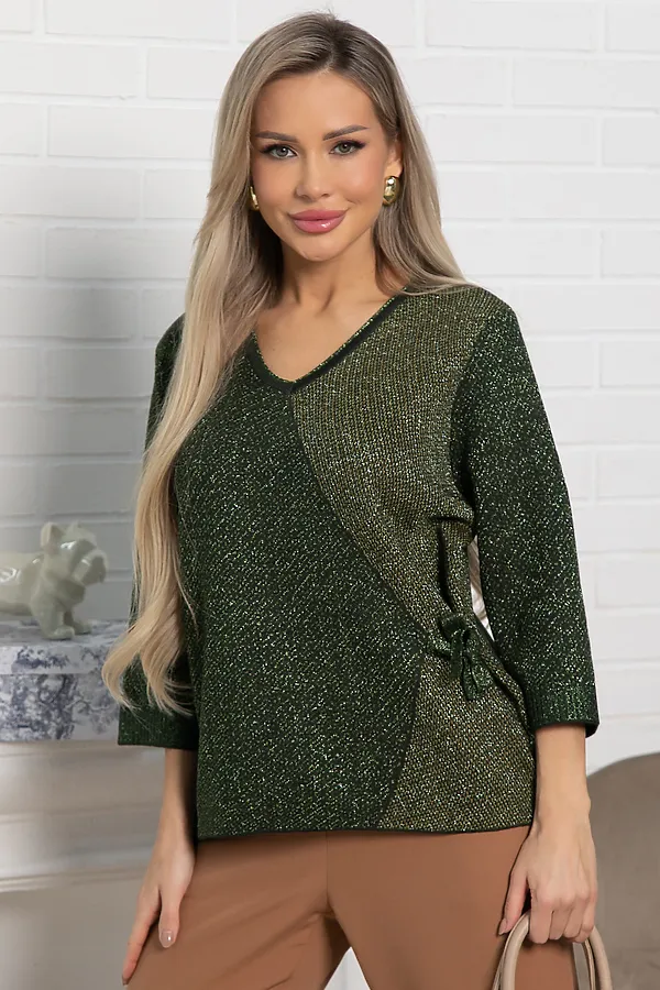 Блуза Найви LADY TAIGA, оливковая - фото 1