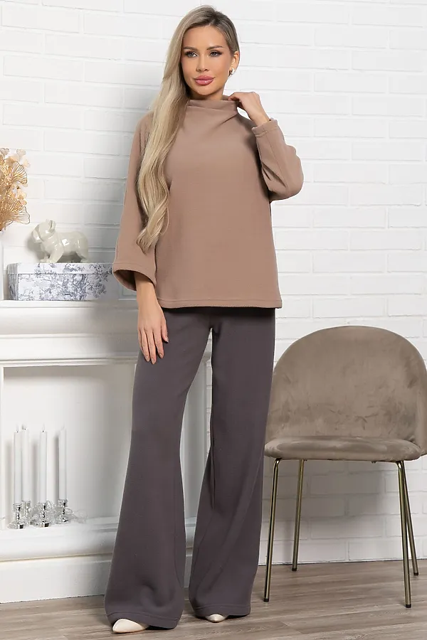 Костюм флисовый Дыхание зимы LADY TAIGA, бежевый - фото 1