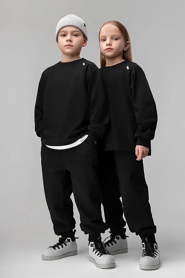 Костюм (Брюки+Толстовка) BODO, черный - фото 1