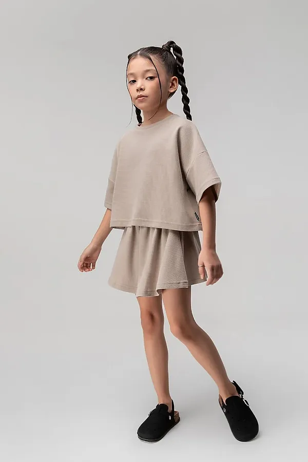 Костюм (Футболка+Шорты) BODO-S, бежевый - фото 1