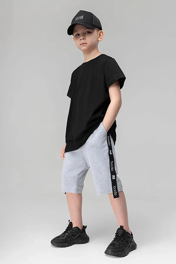 Шорты BODO, серый (белый) - фото 1