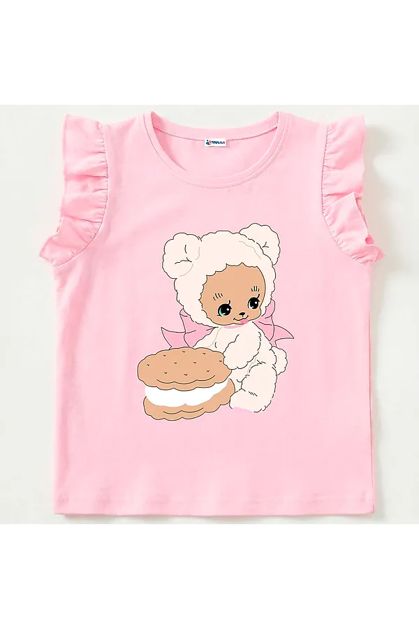 Футболка кулирка YOULALA, розовый - фото 1