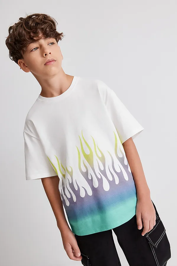 Футболка ACOOLA, белый принт - фото 1