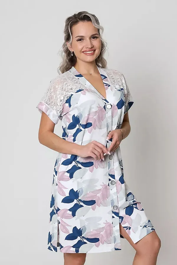 Халат Люси НАТАЛИ, белый - фото 1