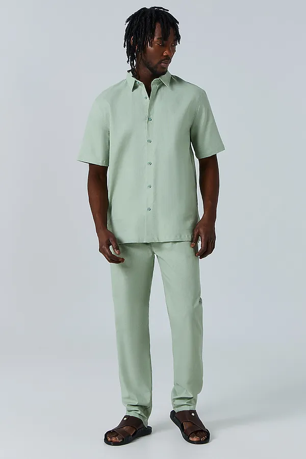 Комплект мужской (рубашка, брюки) MARK FORMELLE, канарский зеленый - фото 1