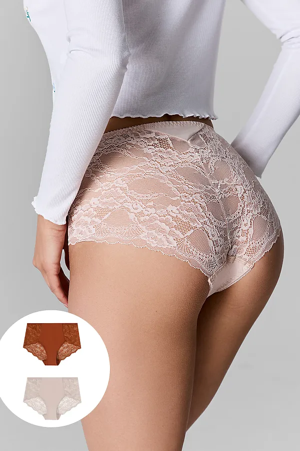 Трусы женские (2шт.) MARK FORMELLE, серебристый пион1 - фото 1