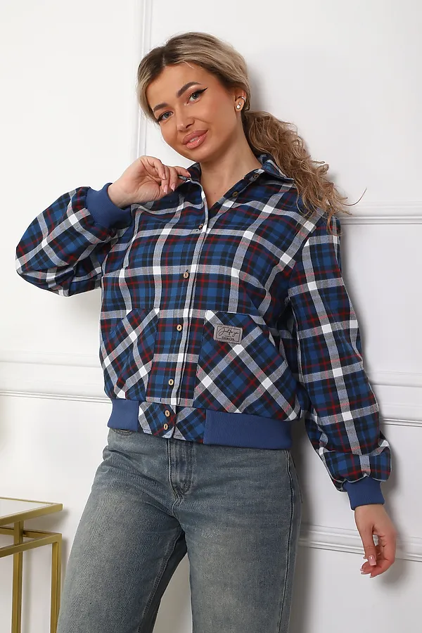 Рубашка 1109 НАТАЛИ, синий - фото 1