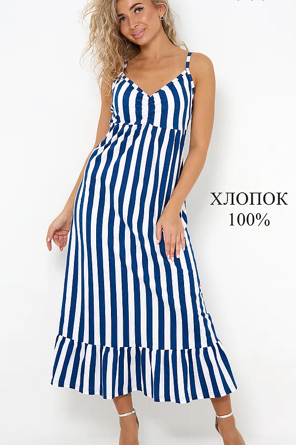 Сарафан С2 НАТАЛИ, штрихи матроскин - фото 1