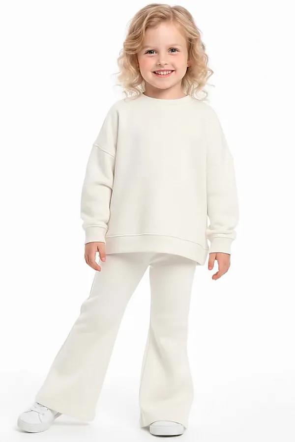 Костюм футер 3х нитка петля  YOULALA, белый - фото 1