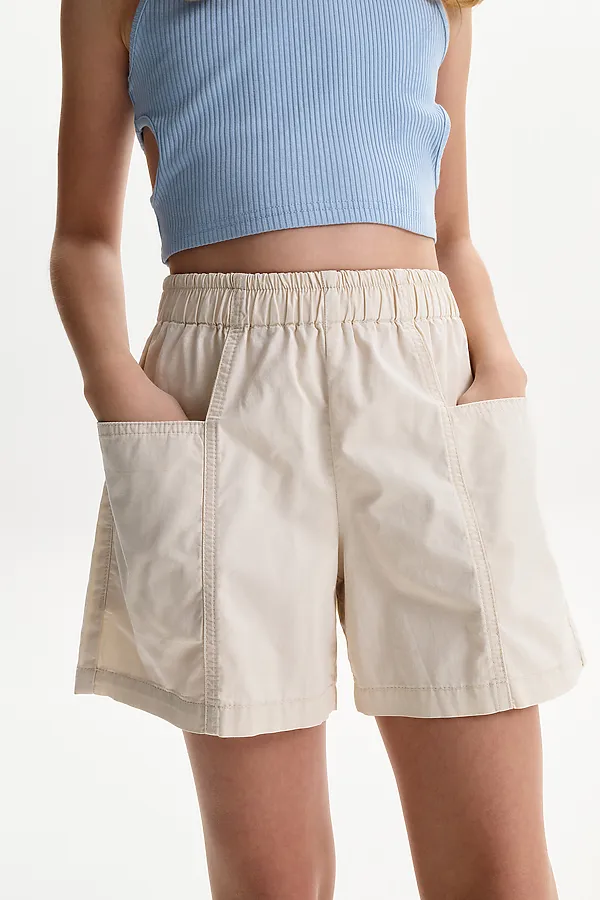 Шорты для девочек PELICAN, бежевый - фото 1