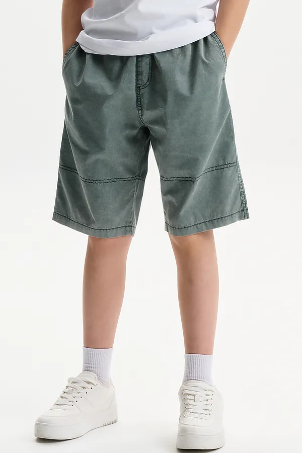 Шорты для мальчика PELICAN, зеленый - фото 1