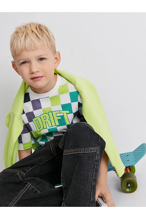 Футболка ACOOLA, бирюзовая клетка - фото 1