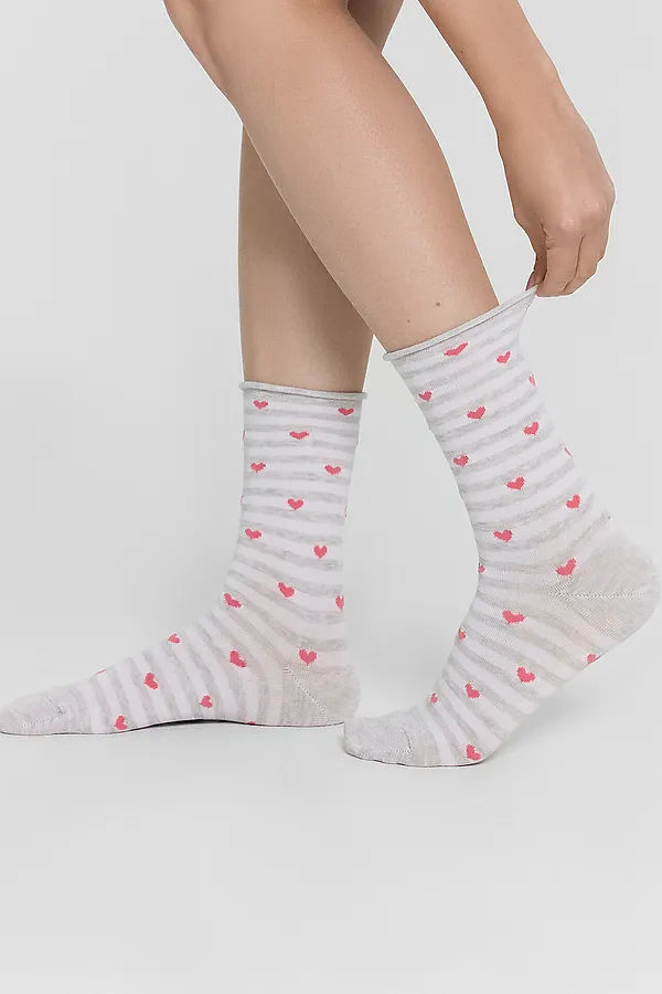 Носки женские MARK FORMELLE, св.серый меланж - фото 1