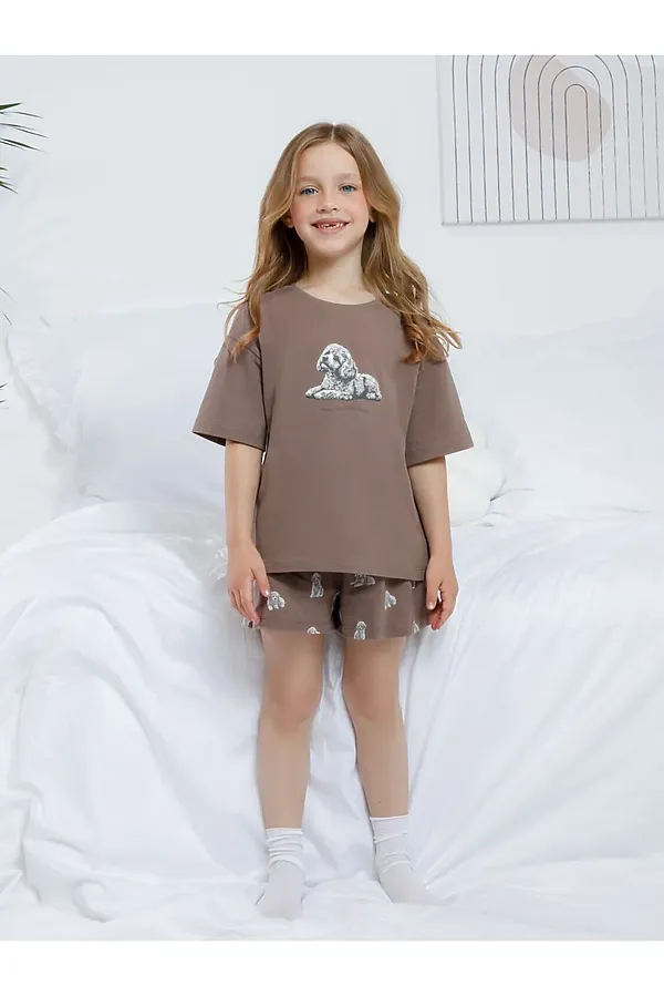 Пижама CROCKID, капучинно - фото 1