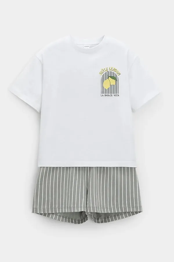 Пижама CROCKID, белый - фото 1