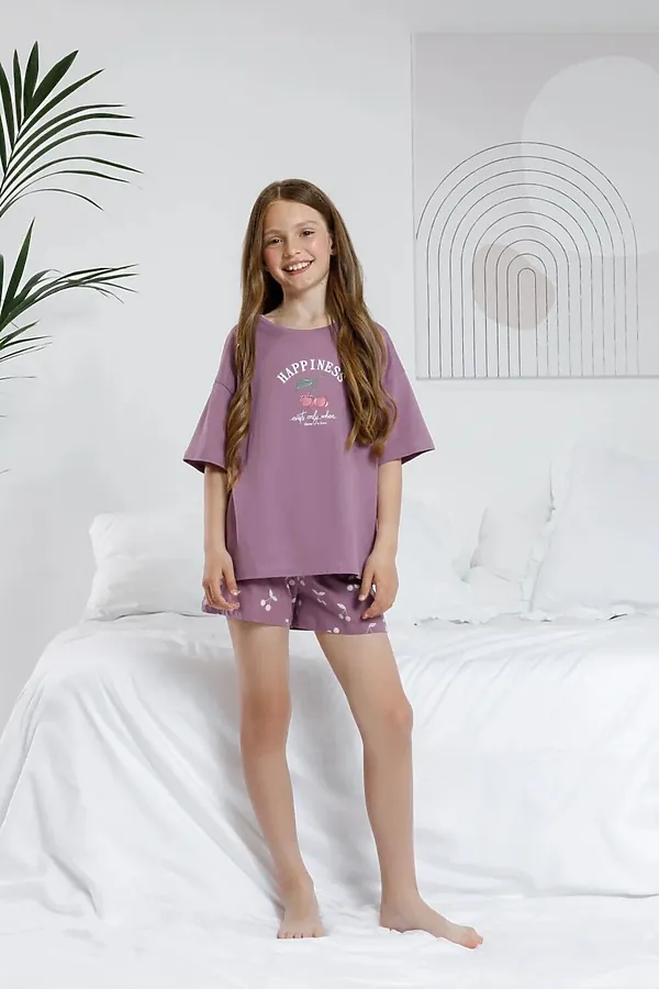 Пижама CROCKID, сливовый - фото 1