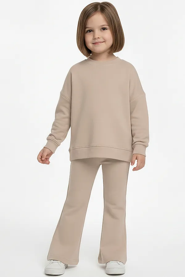 Костюм футер 3х нитка петля YOULALA, бежевый - фото 1