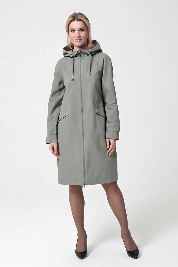 Плащ DIZZYWAY, серо-зеленый - фото 1