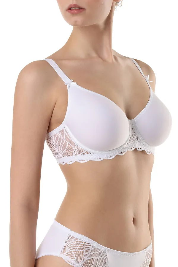 CONTE AURA RB6045 Бюстгальтер с мягкой чашкой CONTE ELEGANT, white - фото 1