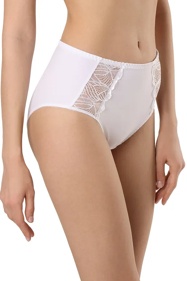 CONTE AURA RP2079 Трусы женские «слипы» с высокой линией талии CONTE ELEGANT, white - фото 1