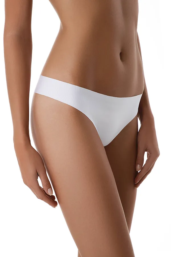CONTE WEEKEND RP0007 Tрусы женские «танга» с низкой линией талии CONTE ELEGANT, white - фото 1