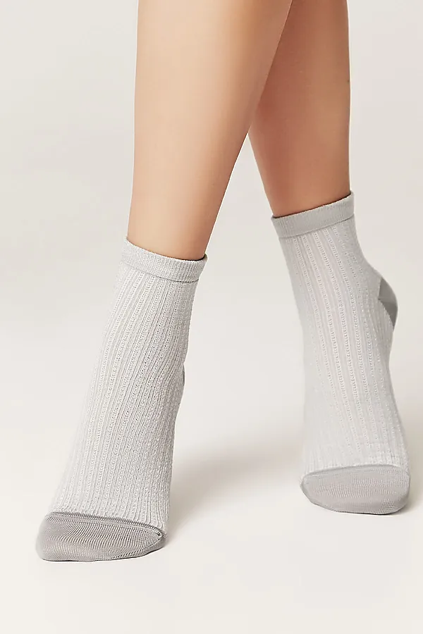 CONTE ACTIVE (короткие) Носки женские вискозные CONTE ELEGANT, серый - фото 1