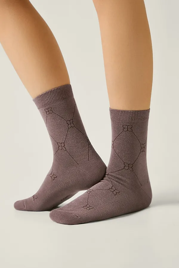 CONTE CLASSIC Носки женские CONTE ELEGANT, кофейный - фото 1